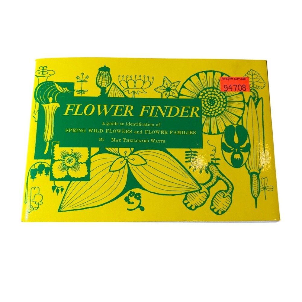 Vintage 1955 Flower Finder Reprint Wildflowers Guide May Theilgaard Watts Nature